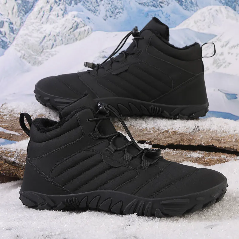 Casual Adventure Healthy Warm Snow Boots Non-slip & Waterproof Winter Barefoot Shoe (Unisex)