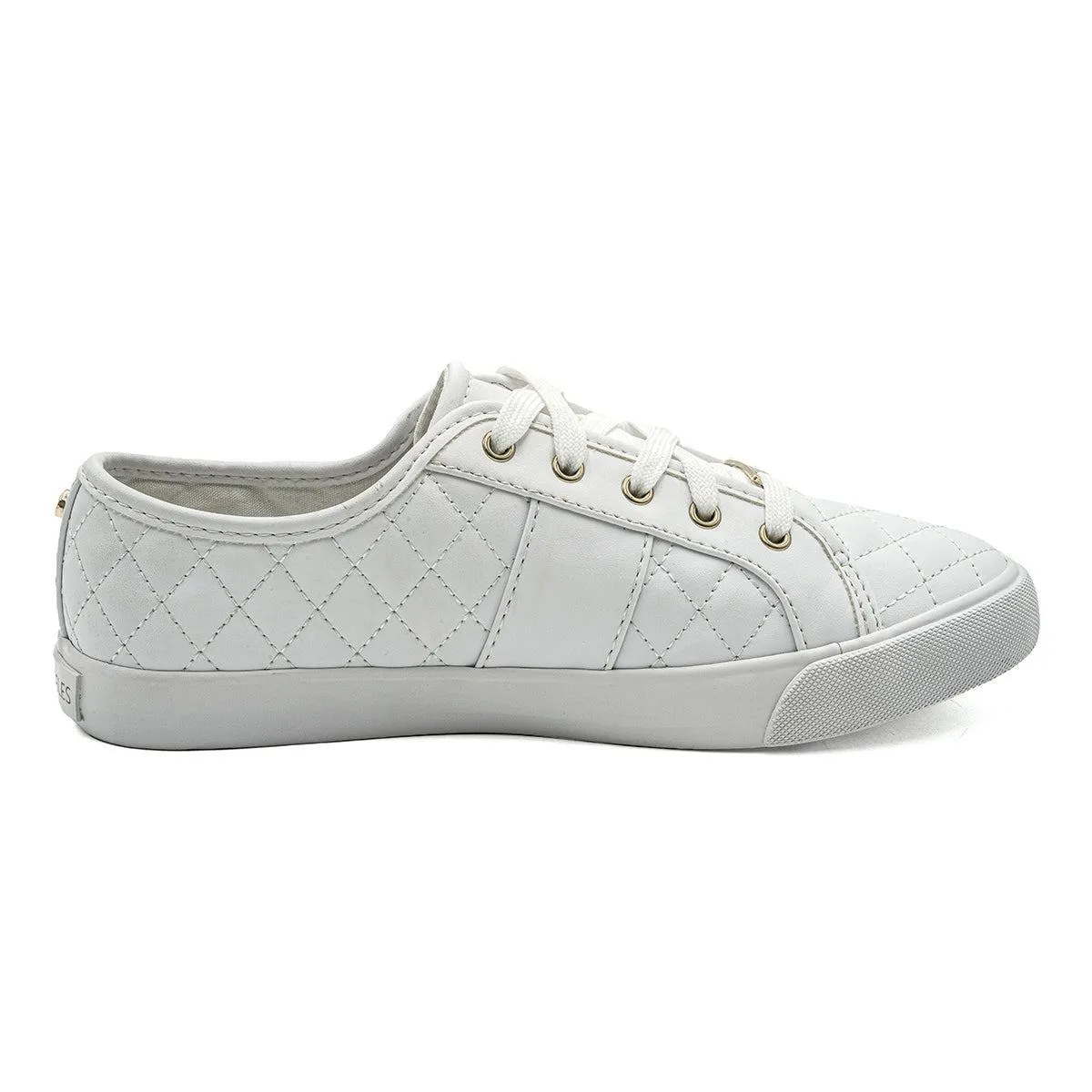 Guess Low-Top Sneakers Leather White Colour For Women