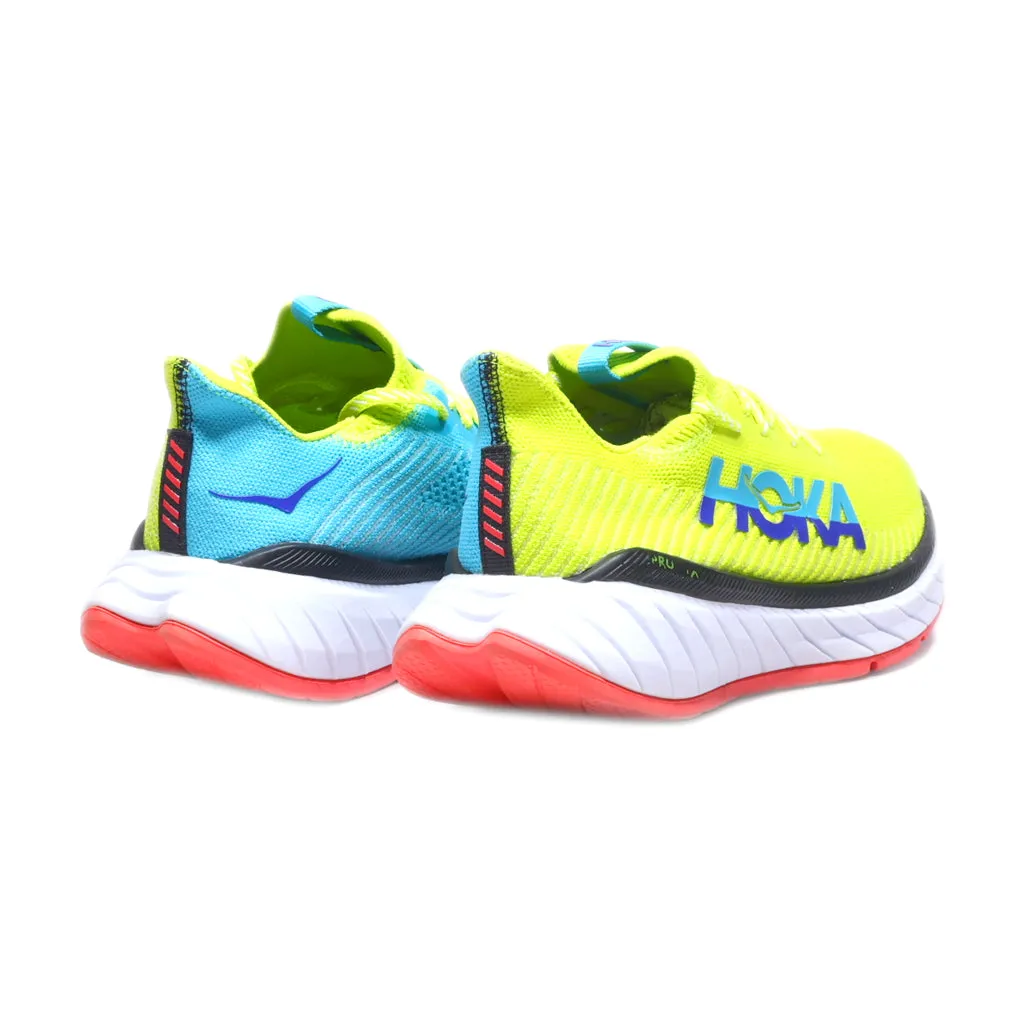 Hoka Carbon X Sport Shoes Fabric Yellow Colour For Men