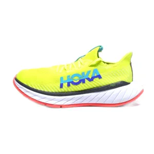 Hoka Carbon X Sport Shoes Fabric Yellow Colour For Men