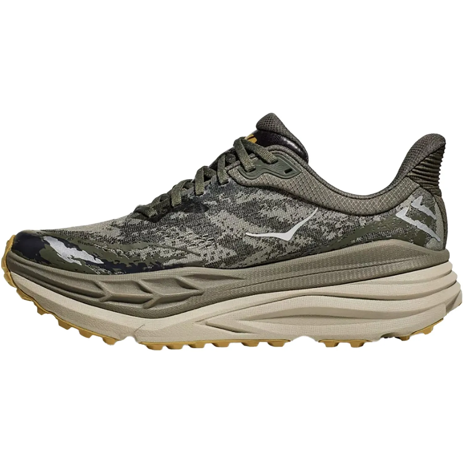 Men's Hoka Stinson ATR 7 Olive Haze/Forest Cover Mesh