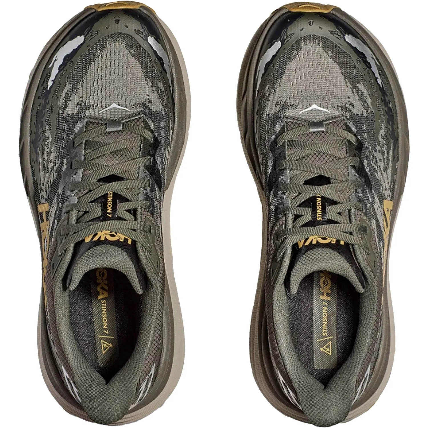 Men's Hoka Stinson ATR 7 Olive Haze/Forest Cover Mesh