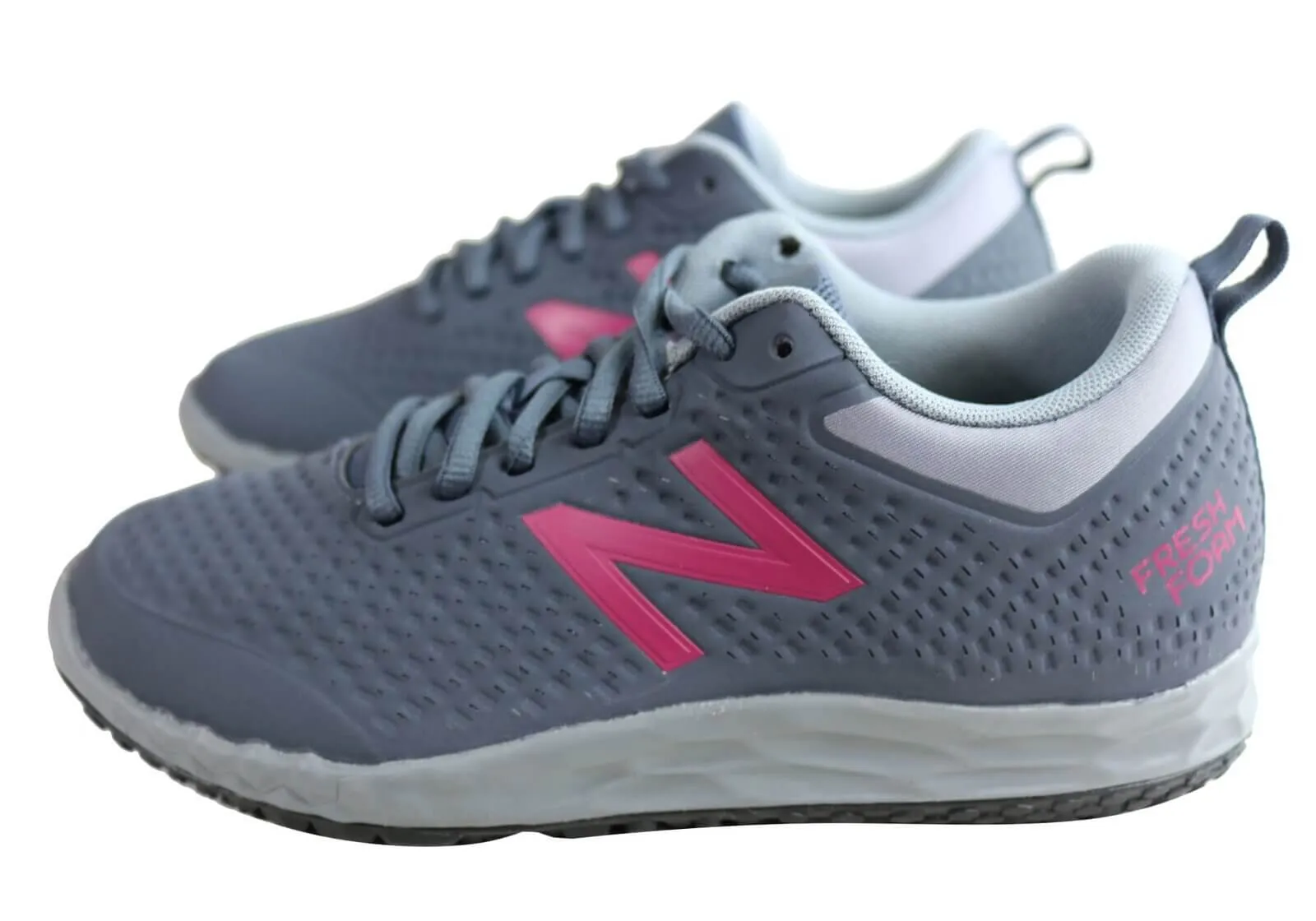 New Balance Womens 806 Wide Shoes - Grey/Berry