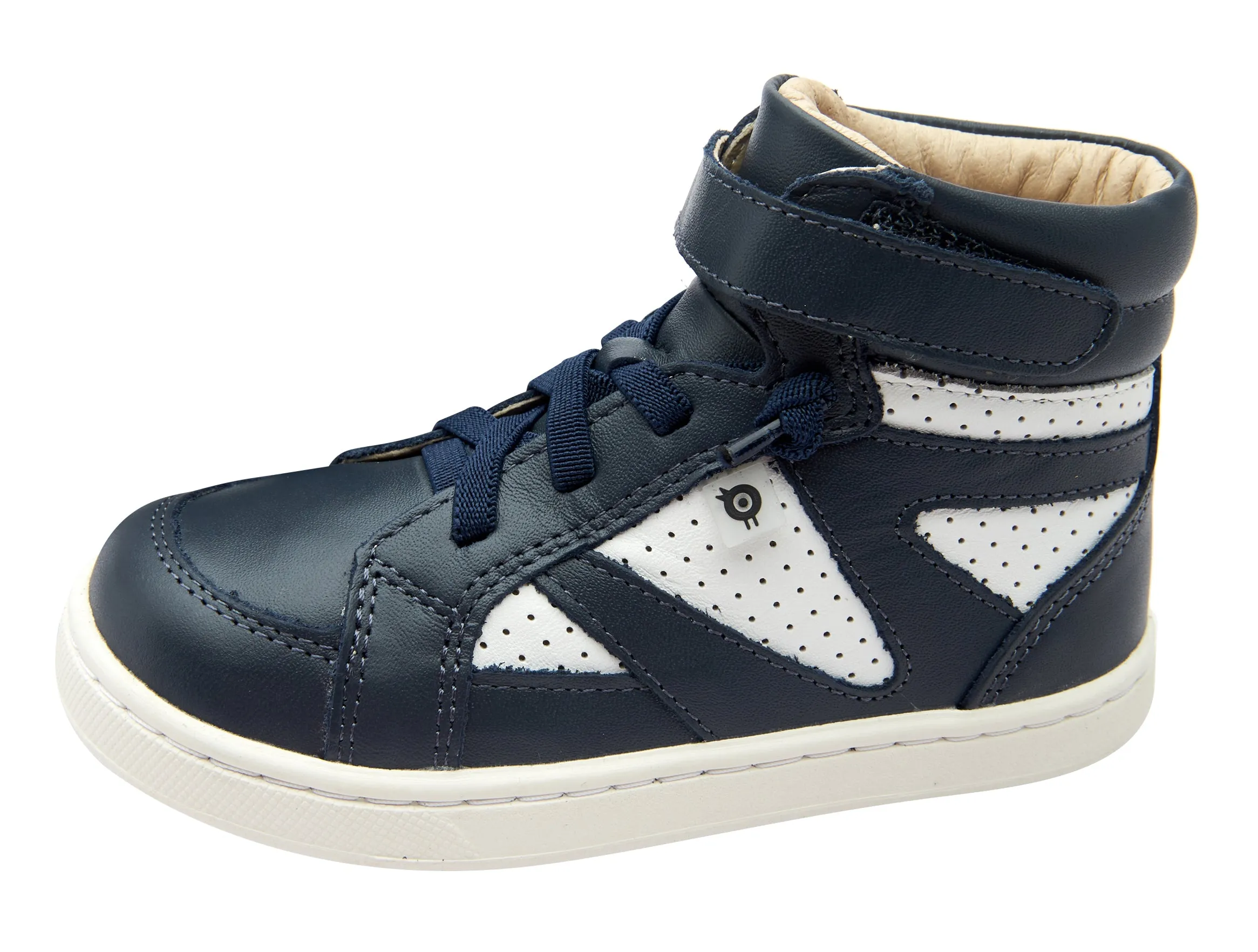 Old Soles Boy's and Girl's 6148 The Squad Sneakers - Navy/Snow