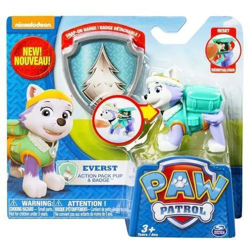 Paw Patrol Action Pack Pup and Badge [Everest]