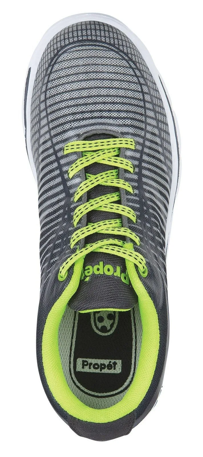 Propet Women Active Walking Shoes - Billie W5100 - Grey/Lime