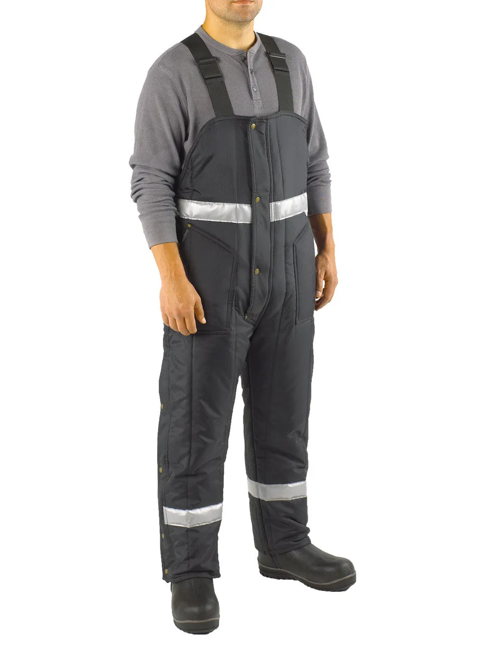 Refrigiwear Iron-Tuff® Enhanced Visibility Bib Overalls