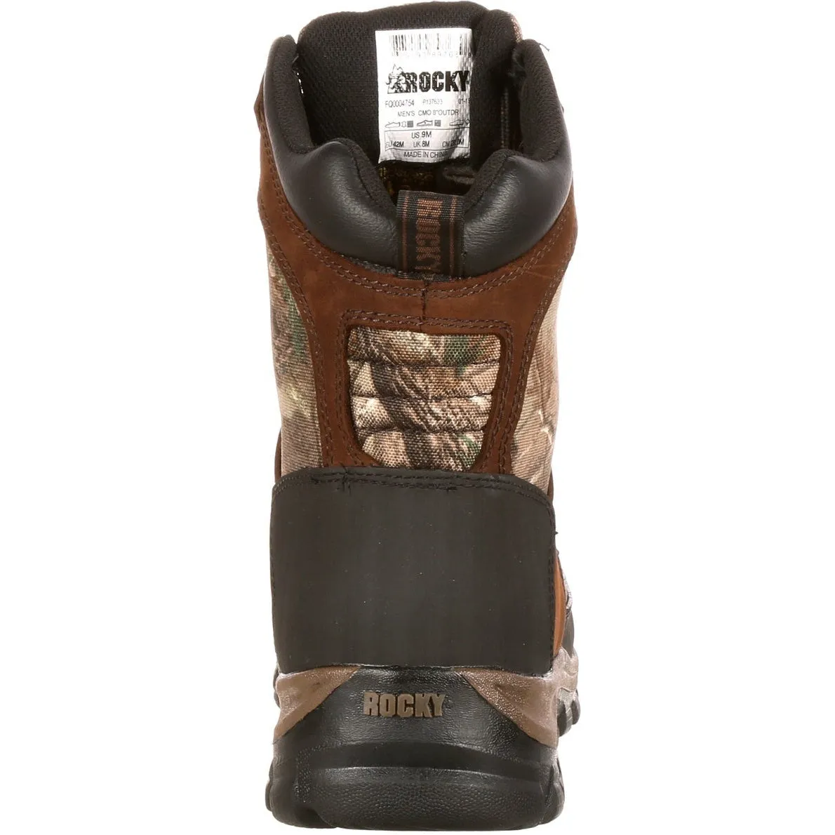 Rocky Men's Core 8" WP 400G Ins Outdoor Hunt Boot - Realtree - FQ0004754