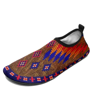 Traditional Powwow 20 Kid's Sockamoccs Slip On Shoes