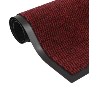 vidaXL Dust Control Mat Rectangular Tufted 80x120 cm Red