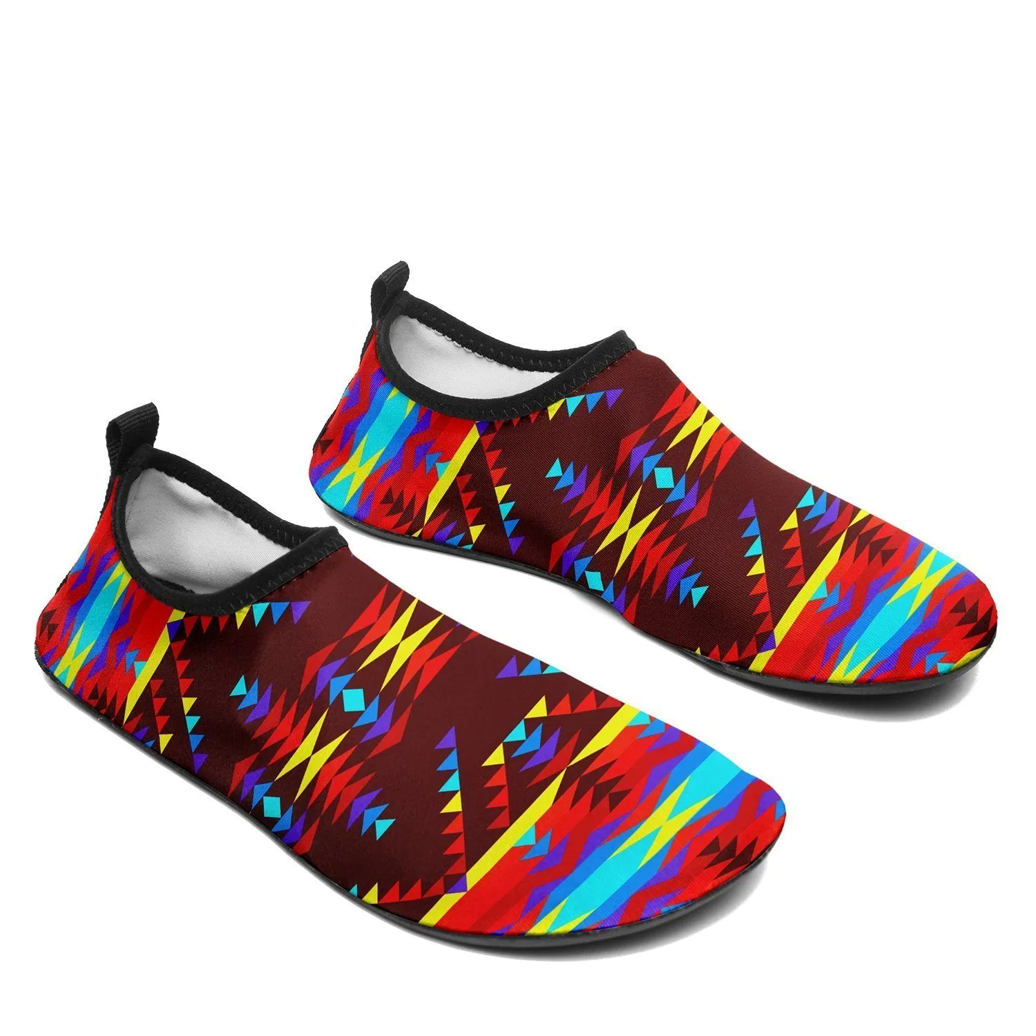 Visions of Lasting Peace Sockamoccs Kid's Sockamoccs Slip On Shoes