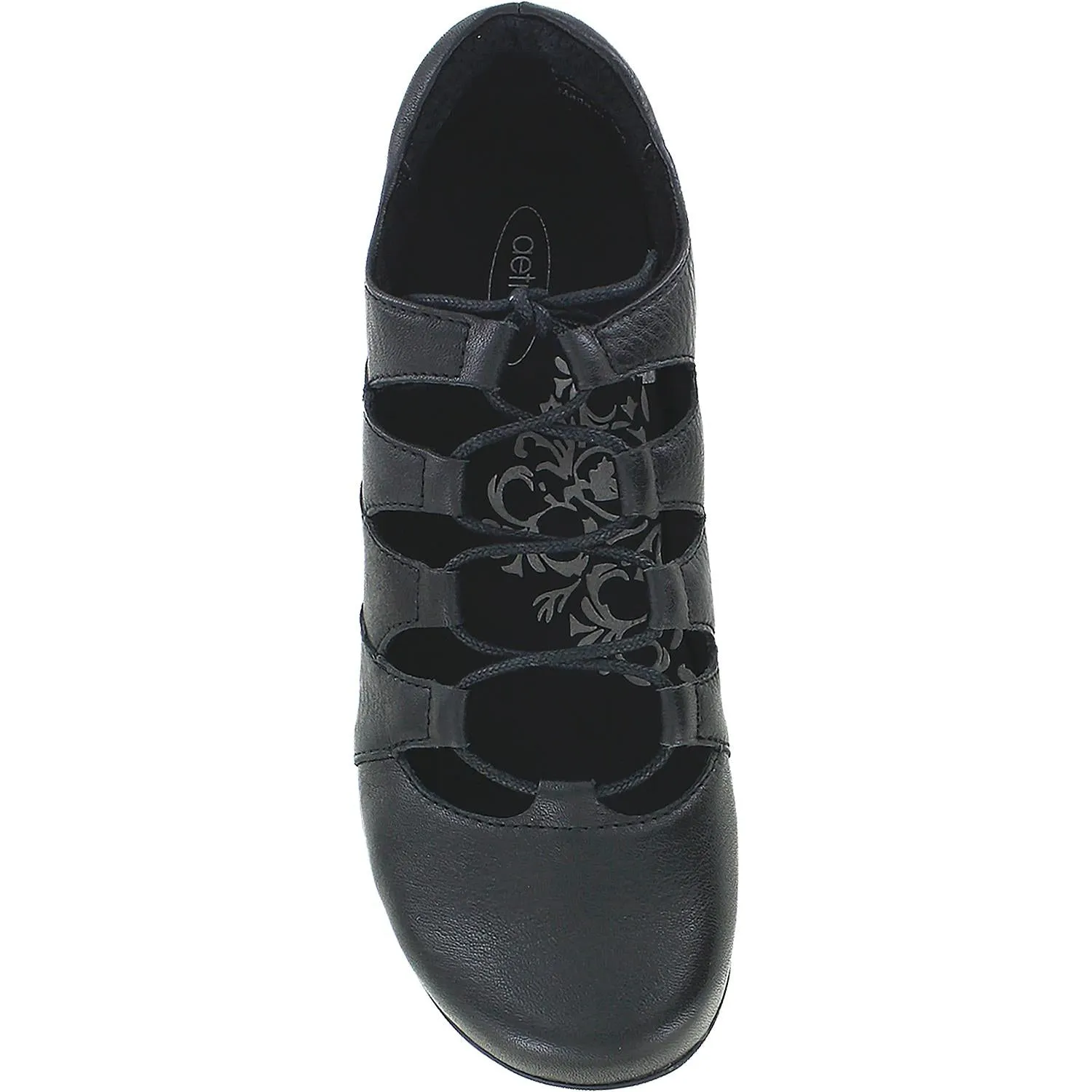 Women's Aetrex Sienna Black Leather