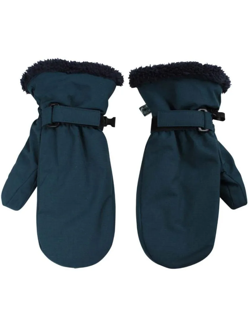 Women's Waterproof Winter Mittens: Dusty Blue