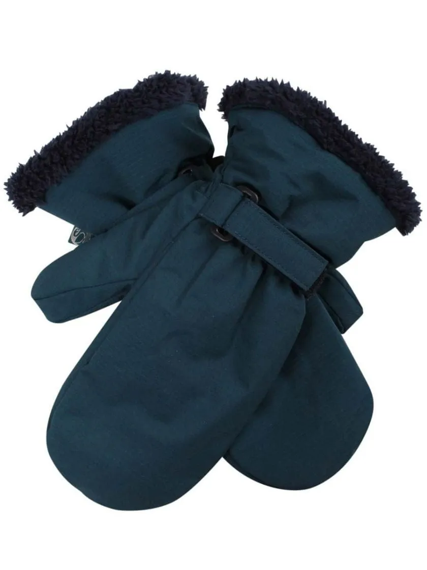 Women's Waterproof Winter Mittens: Dusty Blue