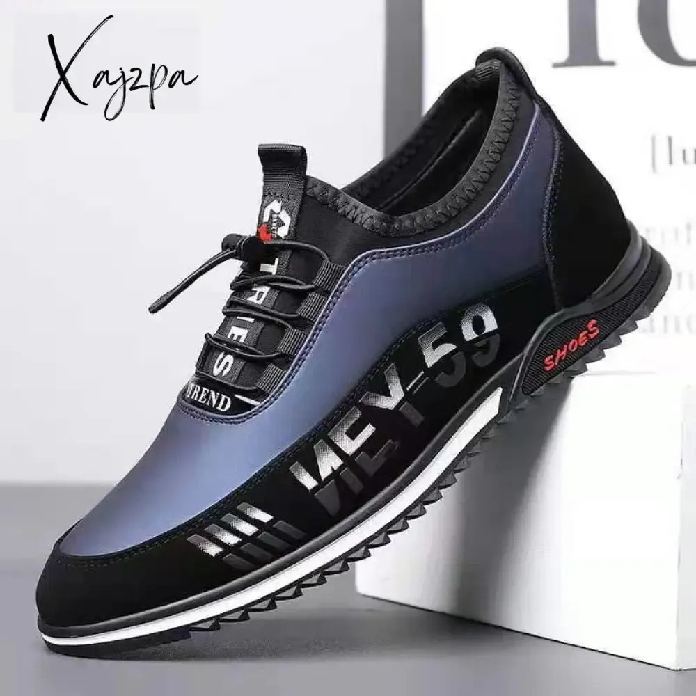 Xajzpa - New Men's Casual Shoes Sneakers Trend Casual Shoe Italian Breathable Leisure Male Sneakers Non-slip Footwear Men