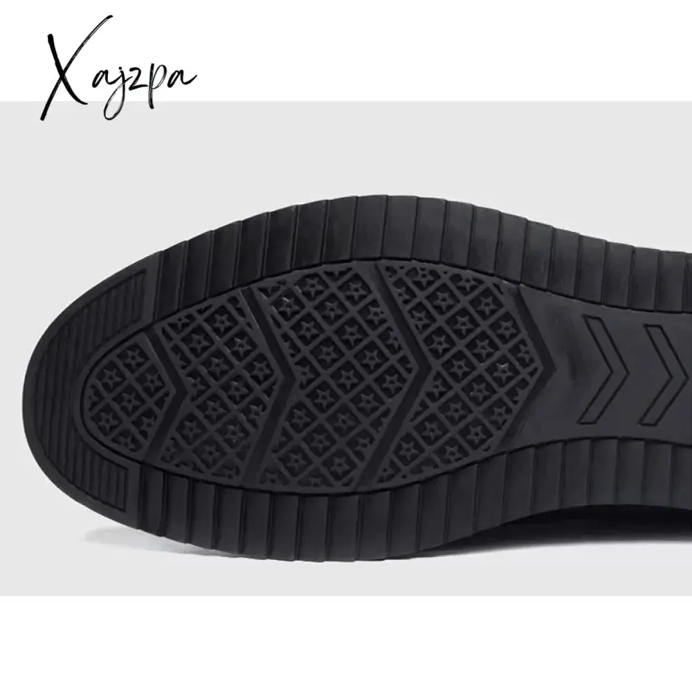 Xajzpa - New Men's Casual Shoes Sneakers Trend Casual Shoe Italian Breathable Leisure Male Sneakers Non-slip Footwear Men