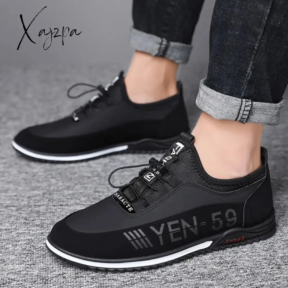 Xajzpa - New Men's Casual Shoes Sneakers Trend Casual Shoe Italian Breathable Leisure Male Sneakers Non-slip Footwear Men